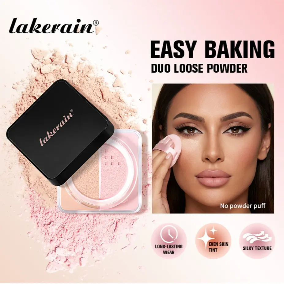 13g Highlighting & Corrector Powder, Highlighter Powder, Cosmetics Highlighter, Waterproof Sweat-Resistant Long-Lasting Makeup, Oil-Control Clear Finish, Radiant, Smooth Fit, Durable Wear