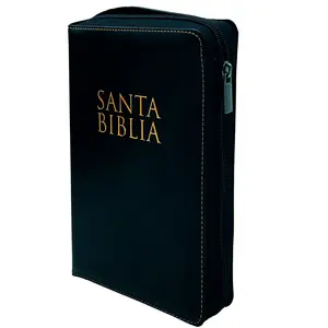 Reina Valera 1960 Letra Gigante 14 puntos en tamano manual con cierre, Indice, color negro Edicion Especial de Lujo Coleccion Celestial/Large Bible with Index Spanish Edition