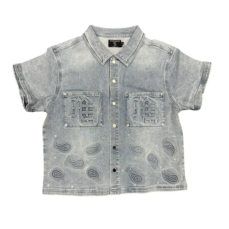 ‘Paisley’ Denim Blue Shirt ‘Paisley’ Denim Blue Shirt
