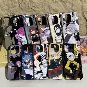 Soul Eater Phone Case Evans Crona Maka Albam Black Star Tsubaki Death the Kid Manga Anime, Anime Vintage Special Cover for iPhone 11 12 13 14 15 16 17 Pro Max Plus Air # HBFLKSE1