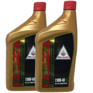2 Quarts of Genuine 08C35-A14WOM HP4 Honda 4-Stroke Synthetic Blend 10W-40 Oil