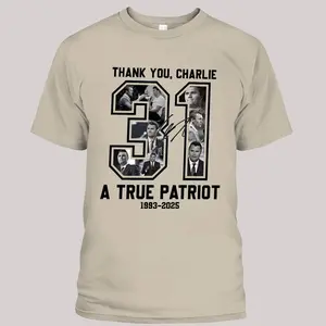 RIP Charlie Kirk Shirt, True Patriot Graphic Tee, Rest In Peace Charlie Kirk, Thank you Charlie Tee