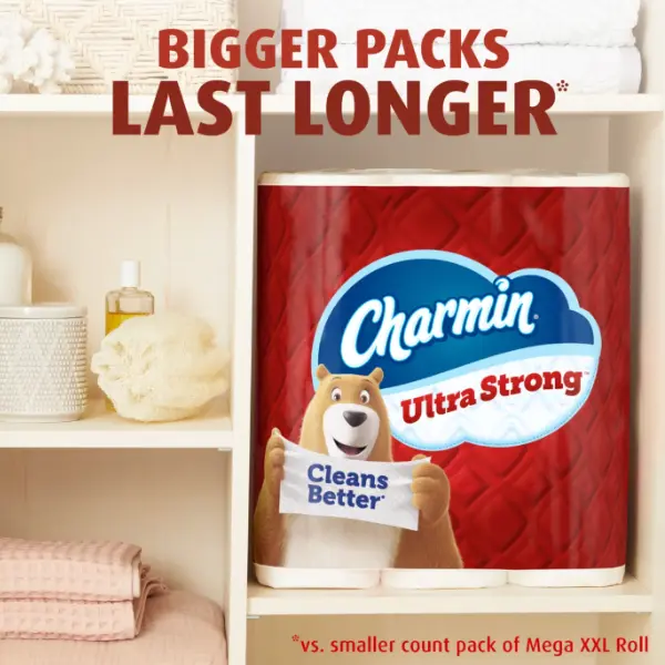 Ultra Strong Toilet Paper, 12 Mega XXL Rolls, 440 Sheets Per Roll, Strong Bathroom Tissue for Home and Everyday Use