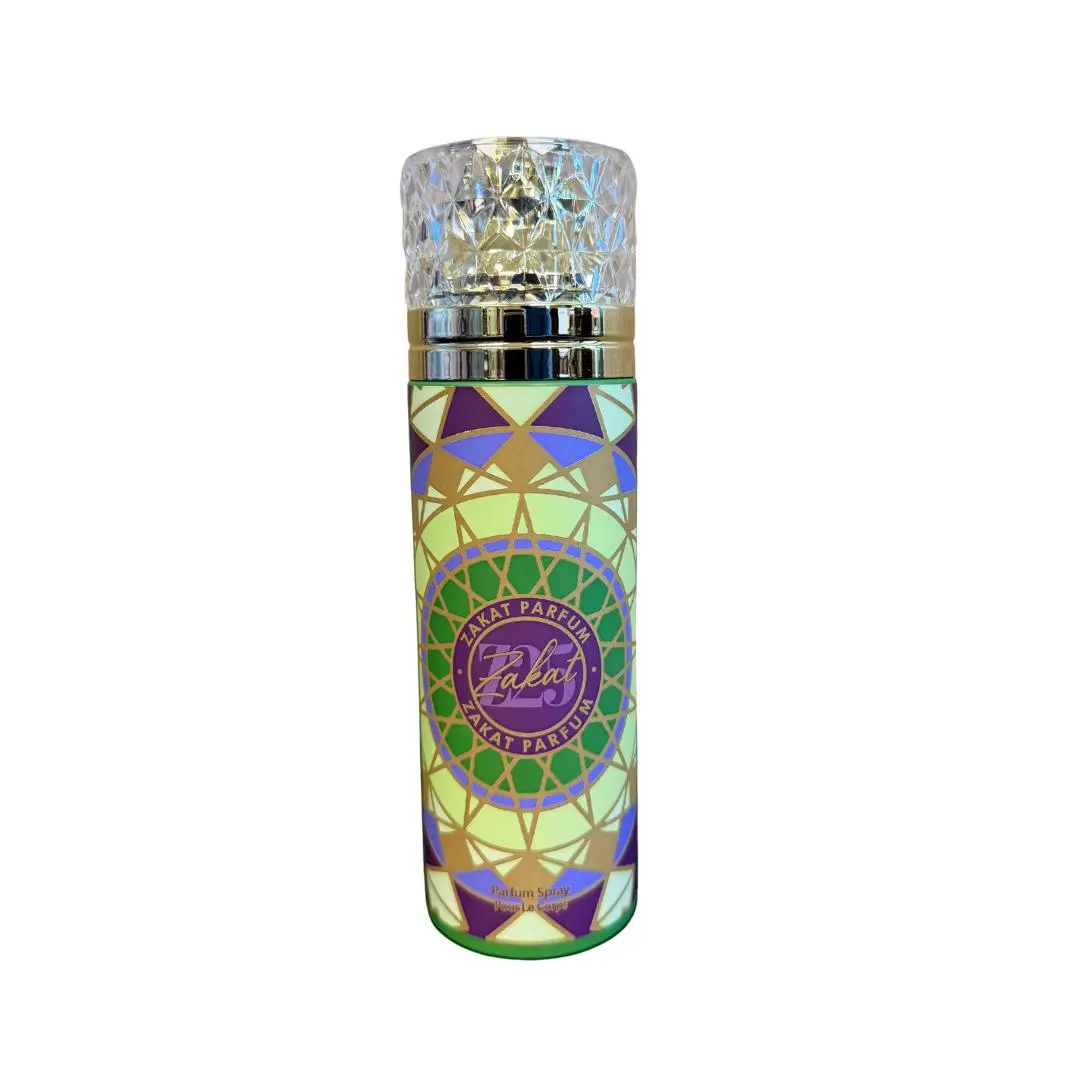 Zakat Parfum | Z | 25 | Unisex Fragrance | 200 ML | Body Spray | Violet Leaf - Blueberry &Cassis