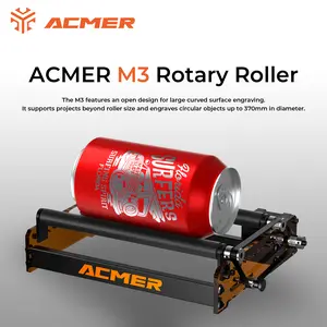 ACMER M3 Laser Rotary Roller Laser Engraver Y-axis Roller 360° Rotating Compatible With Most Laser Engraving And Cutting Machine