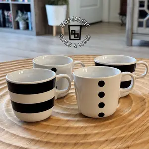 IKEA Set of 4 Ceramic Mugs - Perfect for Your Morning Drinks - Drinkware