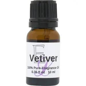 Vetiver Fragrance Oil, 10 ml Premium, Long Lasting Diffuser Oils, Aromatherapy