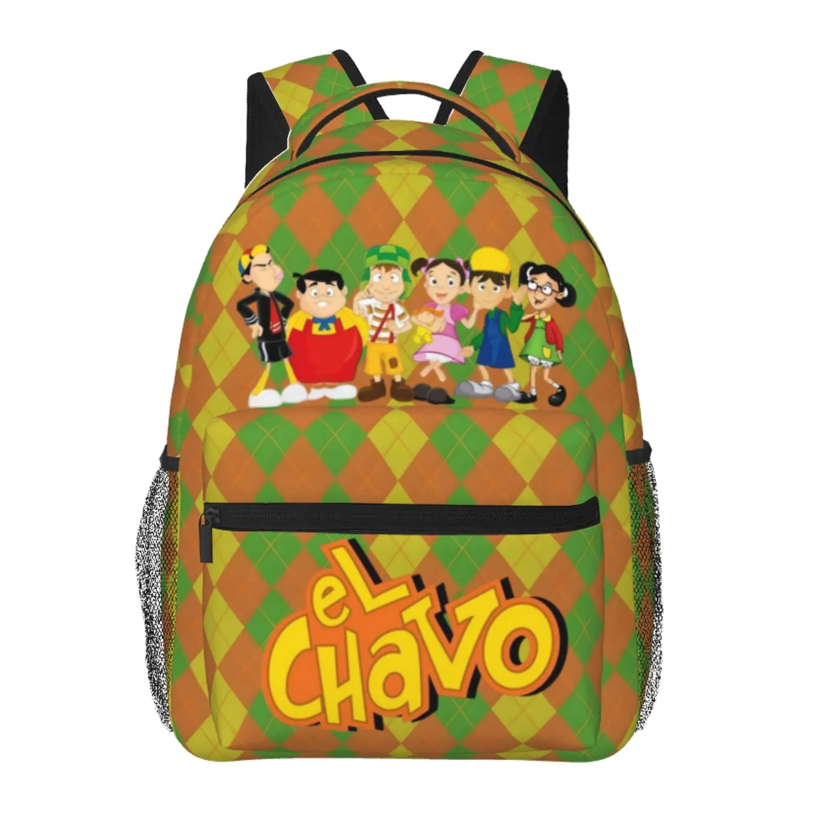 El chavo Backpack Cartoon Chavo Kawaii Travel Casual Laptop Backpack Hiking Daypack El chavo del ocho party supplies stuffs for birthday, anniversary, party gifts
