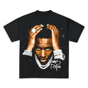 YOUNG DOLPH T-SHIRT, Rare Rap Tee Tour Concert Hip Hop Shirt, Clean Lines, Minimalist Look, Ready to Go, No Effort Needed