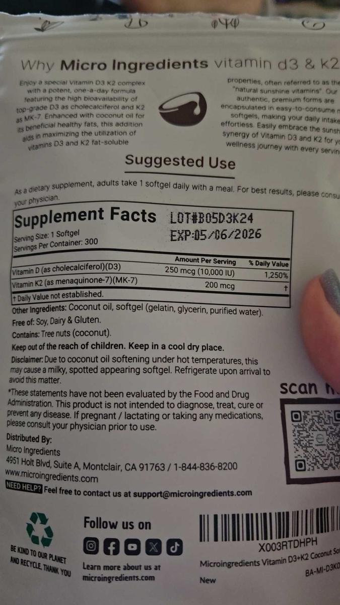 Item: 10000IU-300 Softgels