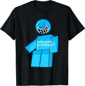 Vintage Tem Bluudude Get In Now Tem Blue Dude T-Shirt