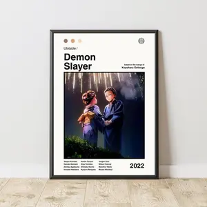 Akaza Romance Poster, Demon Slayer Poster, Manga Poster, Anime Poster, Japanese Manga Wall Art, Japanese Room Decor, Anime Gift