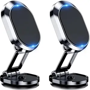 Car Alloy Folding Mount, Universal Compatibility, 360° Rotation, for All Smartphones
