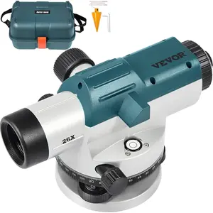 Spring new arrivals Automatic Optical Level 26X Auto Level Kit High Precision Height/Distance/Angle Measure with Magnetic Dampened Compensator and Transport Lock, IP54 Waterproof