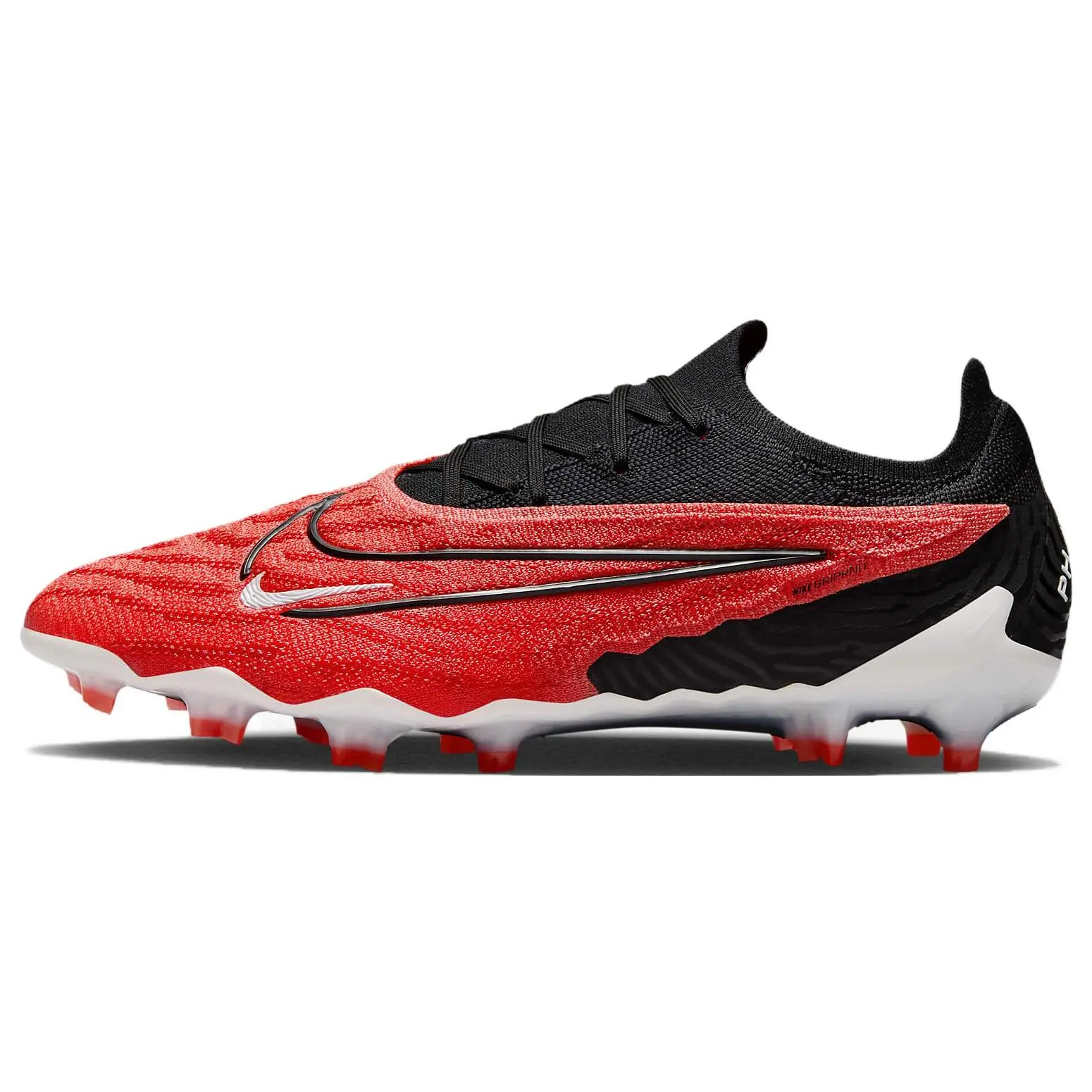 Nike Phantom Gx Elite Gripknit FG Bright Crimson Black' Versatile Comfort Soccer Cleats Unisex DC9968-600