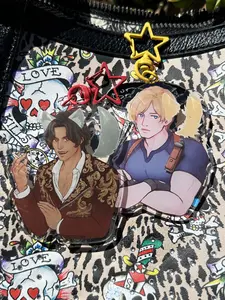 Resident Evil 4 Acrylic Keychain | Leon Kennedy, Luis Serra Navarro