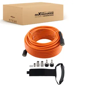 5800 PSI Pressure Washer Hose Super Flexible 1/4 M22-14MM Fittings
