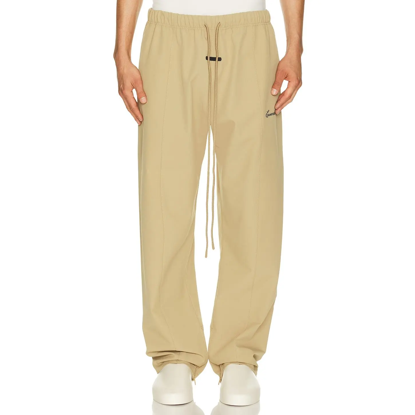 Fear of God ESSENTIALS Signature Track Pant in Dune Fear of God ESSENTIALS Signature Track Pant in Dune
