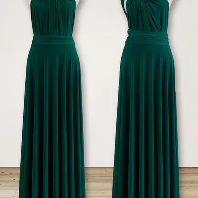 Plus Size Forest Green Bridesmaids Dresses - TikTok Shop