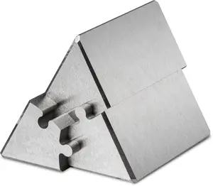 3-Piece Triangle 3D Puzzle for Adults – Stainless Steel Desk Toy and Fidget, Zero Tolerance Wire EDM Cut Office Gift for Men & Women