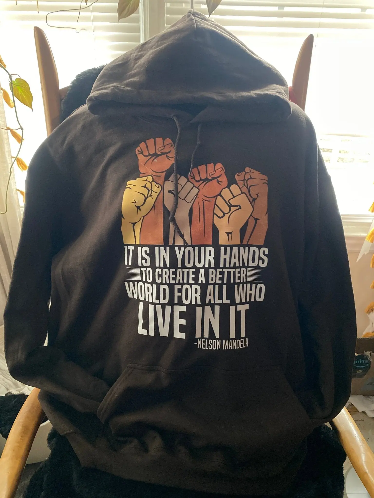 Nelson Told Us Hoodie - Mindful Progress Statement