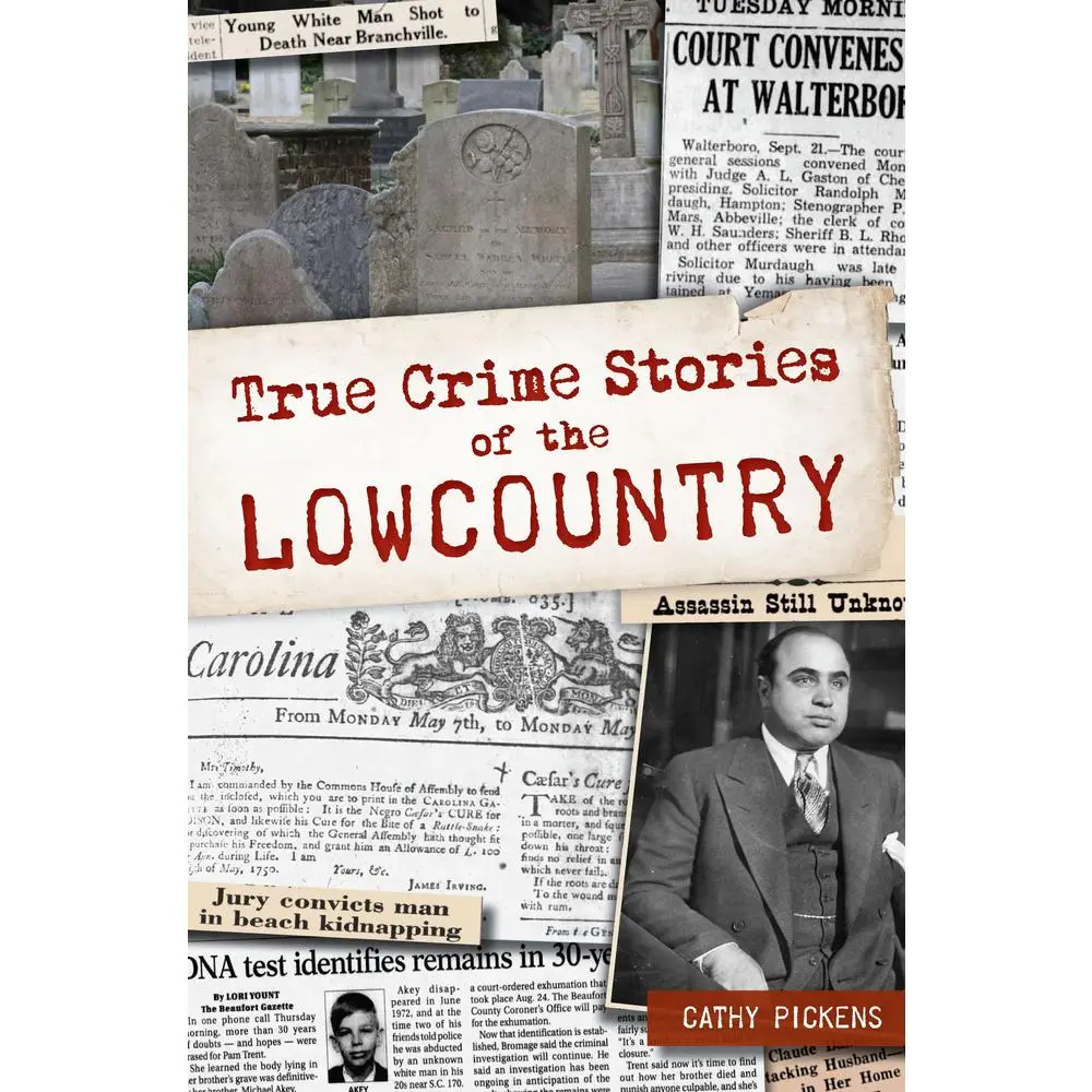 Used Soft Cover Book - True Crime Stories of the Lowcountry by Cathy Pickens (2025 Edition, 144 Pages) - Murder Mystery, Serial Killers Focused (English), Crime Enthusiasts