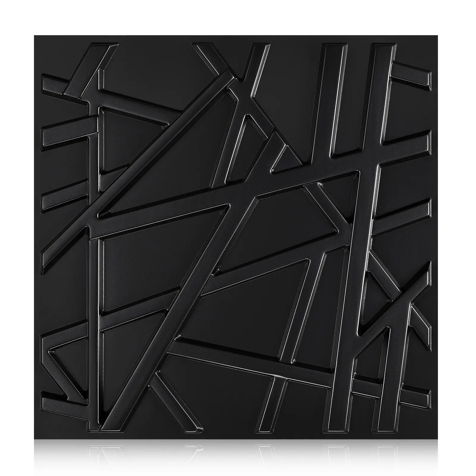Grooved Textured Modern Interior Wall Panels, PVC Patterned Home Wall Panels, Includes Installation Tape, Suitable for Living Rooms, Bedrooms, Offices