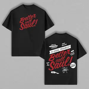 Heisenberg Breaking Bad Vintage T Shirt Better Call Saul Graphic Print T-shirts Men's Pure Cotton Short Sleeves Tee Shirt Apparel Classic Menswear Soft