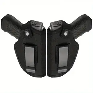 Three-piece universal 9mm holster set - Ambidextrous concealed holster, suitable for G17/27/42 models, unisex nylon reinforced version.