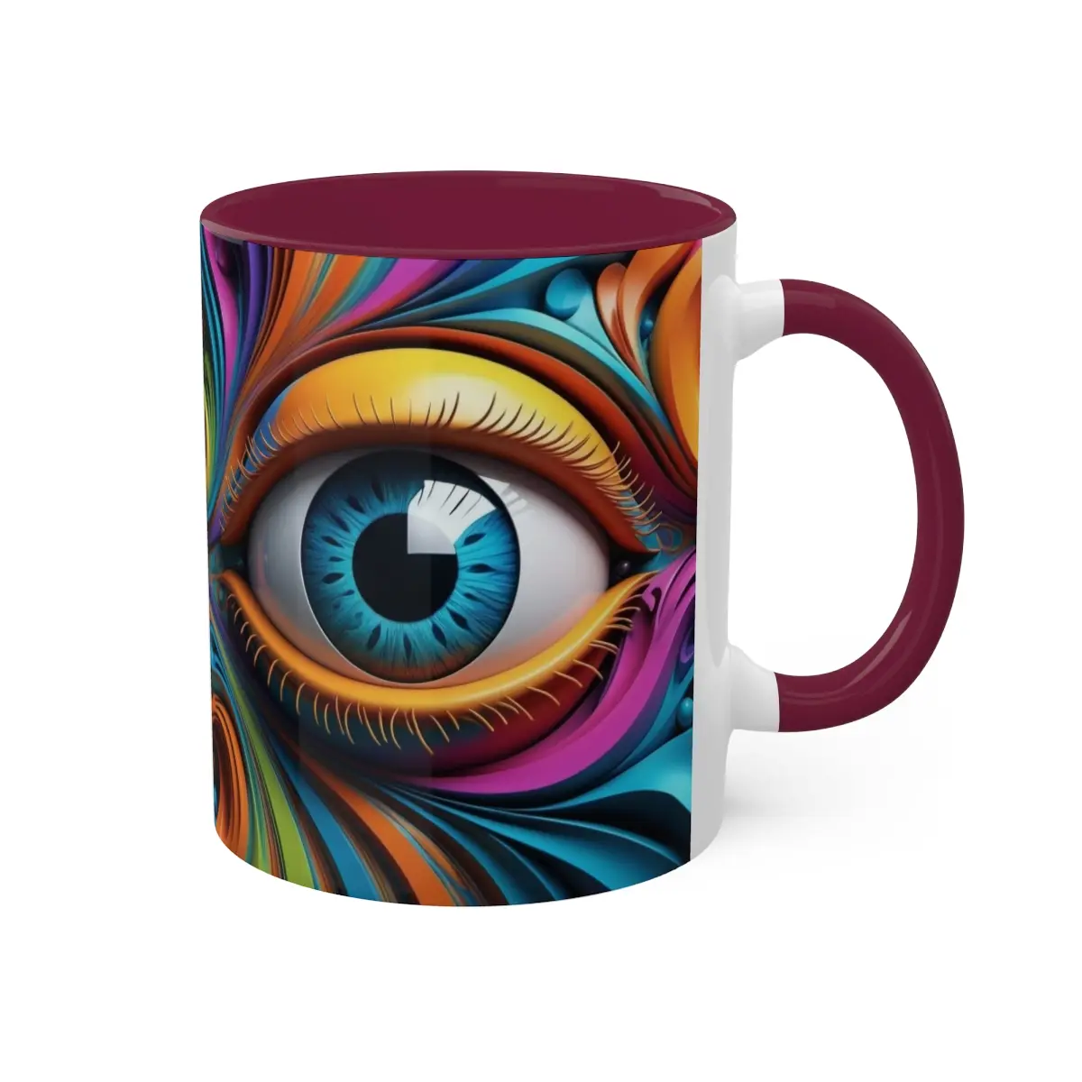 Colorful Eyeball Mugs, 11oz