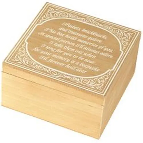 Dicksons WOODBOX-138 Keepsake Box Trinkets, Knickknacks MDF