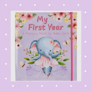 My First Year Hardcover Memory Book for Baby Girls