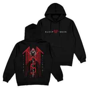Sleep Token Double Sides Hoodie, Reaper Angel Hoodie, Vintage TRIDENT Hoodie, Sleep Token Tour Merch, Gifts For Fan Men Women