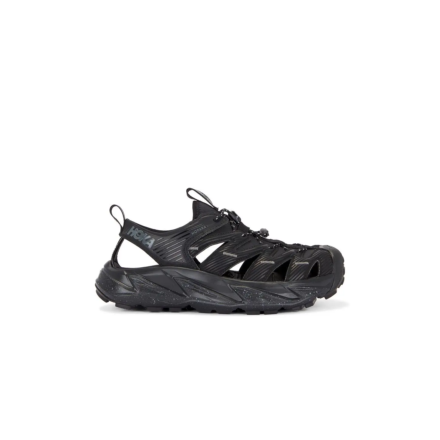 HOKA U Hopara in Black & Castlerock
