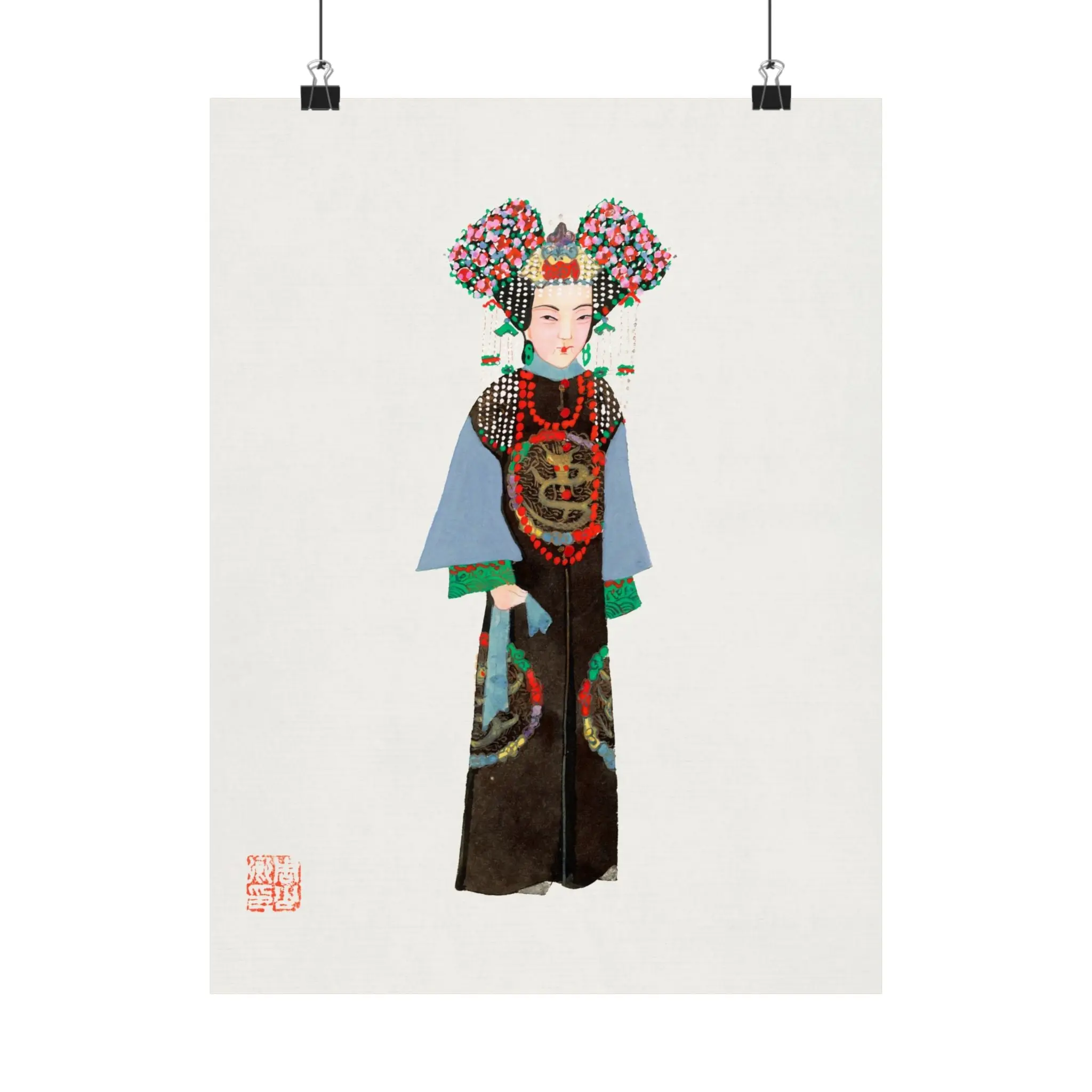 Chinese Empress Costume Poster