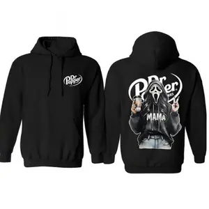 Halloween Horror Hoodie – Ghostface Mama Spooky Graphic Pullover for Men and Women Made in USA