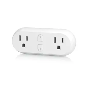 Smart Plug 15A WiFi&Bluetooth Outlet Extender Dual Socket Plugs Compatible Function ETL BN-LINK