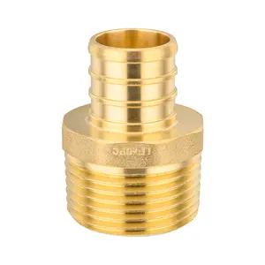 PEX-B Crimp 3/4" x 3/4" Male Adapter (Lead Free)