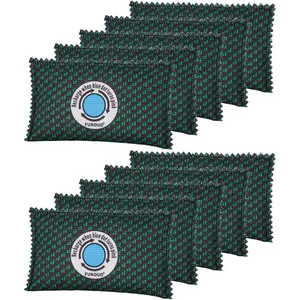 100g Rechargeable Desiccant Pack of 10 Moisture Absorbers for Storage Bags, Home Closets, Gun Safe and Cars