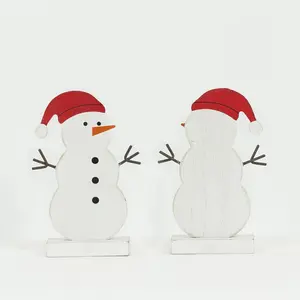 Wood cutout on SNOWMAN Christmas Decor