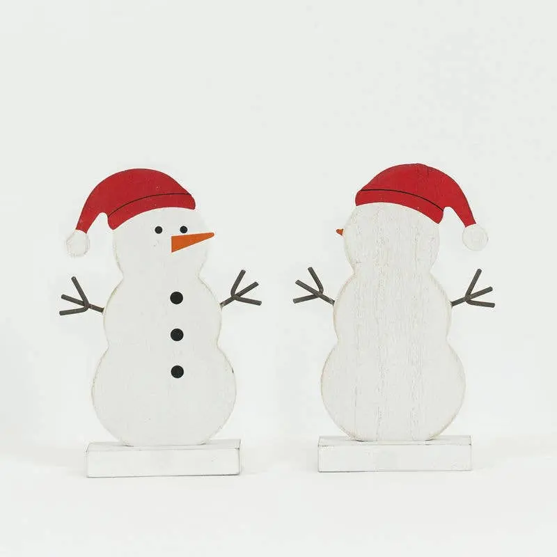 Wood cutout on SNOWMAN Christmas Decor