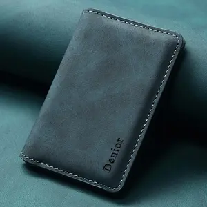Mobile Phone Wallet Magnet Flip Pocket Card Storage Luxury Faux Leather Magnetic Stand Buckle Bag Wallet For Unisex Relatives Friends And Elders Holiday Gift