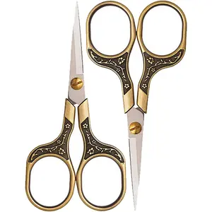 Mini  Stainless  Metal Handle 2 Pack Office School Classroom Student Teacher Crafting Fabric Sewing  Wrapping All Purpose