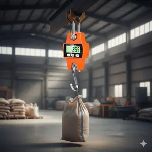 Portable Handheld Electronic Crane Scale 660lbs, High Precision Waterproof Shockproof Aluminum Case for Logistics Lifting, Outdoor Fishing Hunting Farm Commercial Weighing Tools