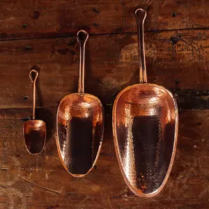 Sertodo Copper Scoop Cutlery Tableware Loop Stylish Coffee