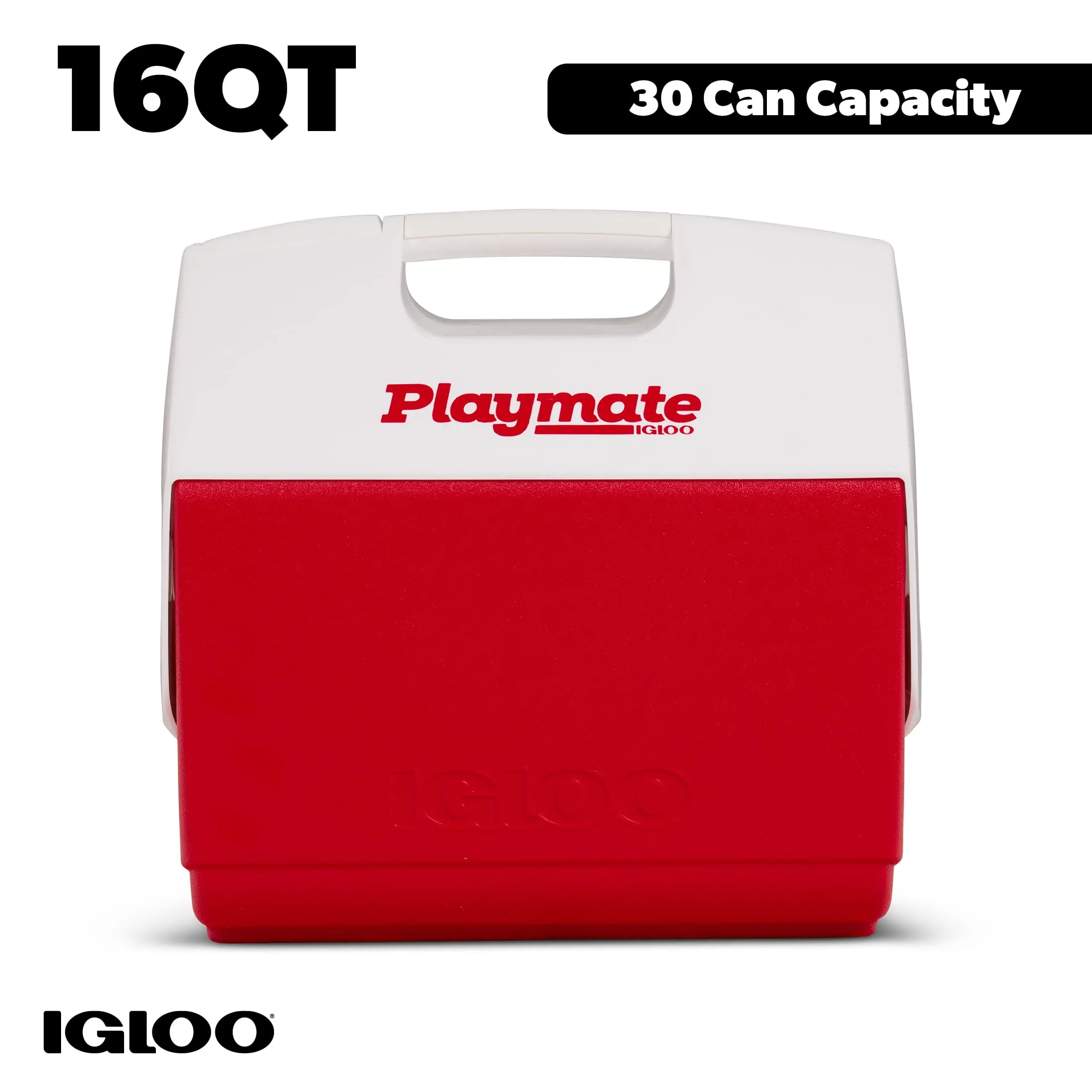 Igloo 16 QT Playmate Elite Ice Chest Cooler,30 Can Capacity, Red Igloo 16 QT Playmate Elite Ice Chest Cooler,30 Can Capacity, Red