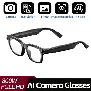 The new smart video glasses feature an 8-megapixel lens, support 1080P video recording, 2GB internal storage, a 300mAh ultra-large battery for extended battery life, an AI voice assistant, and translation function.