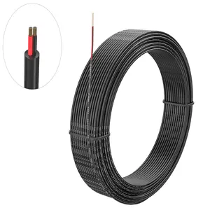 24AWG 2 Conductor Electrical Wire - 33ft Stranded PVC Cord Oxygen-Free Copper Cable for Low Voltage LED Strips, Lamps, Lighting & Automotive - TUOFENG