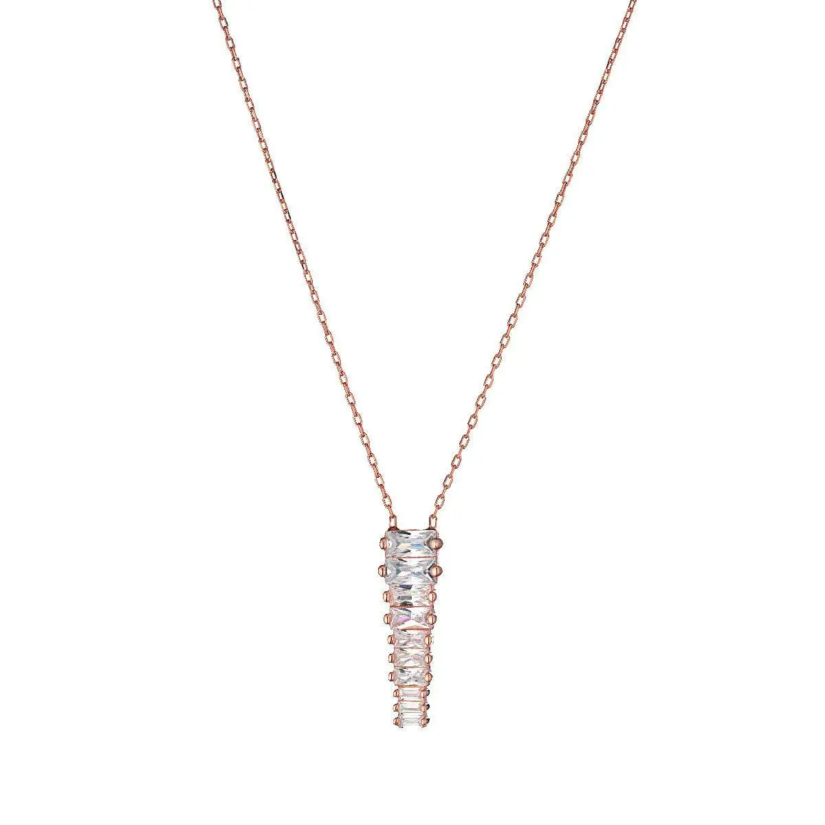 VENICE White Sapphire Pendant Necklace