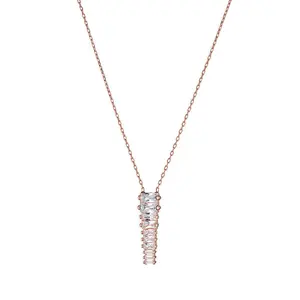 VENICE White Sapphire Pendant Necklace